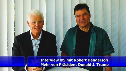 Präsident Donald J. Trump - Robert Henderson (Okt. 2018)