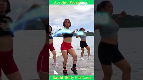 💃🏋️‍♀️ Aerobic Dance to Reduce Belly Fat Awakens the Charm in You 🌹 part52 #short