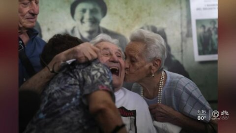 Veteran reunites with Italians he rescued as children during World War II