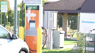 Delhi Township unveils new charging stations for electric powered cars
