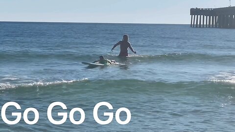 5 year old surfing! One proud dad! #surf #surfing #proud