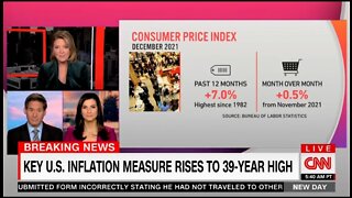 CNN's Berman On Highest Inflation Rate In 40 Years: YIKES