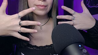 ASMR - Sons de boca + sons de mãos com anéis (fast and aggressive) 💍