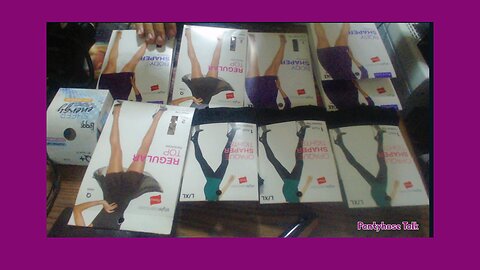 Pantyhose Talk - Unboxing 10 pair of Pantyhose