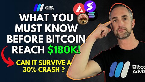 Before Bitcoin Hits $180K! Can It Survive a 30% Crash? | WIF,SUPER,SOL,AVAX Altcoin Update!