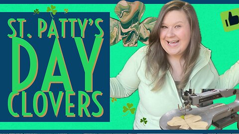 DIY | Making clovers for St. Patrick’s Day decor | Scroll Saw Project and Pour Painting