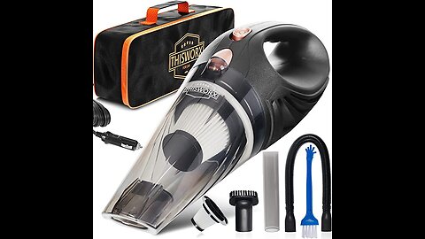 Car Vacuum Cleaner - Car Accessories - Small 12V High Power Handheld Portable
