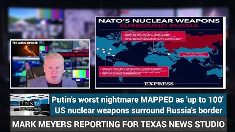 SCARY : Putin's Nightmare MAPPED As 'Up To 100' US Nuclear Weapons Surround Russia's Border