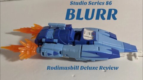 Studio Series 86 BLURR Transformers Deluxe Review by Rodimusbill