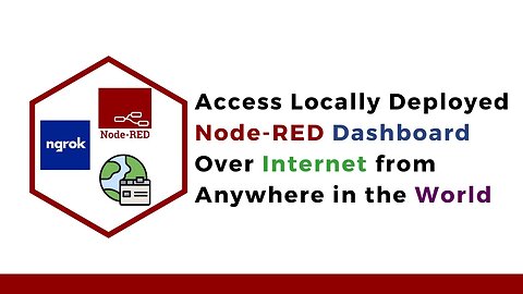 How to Access your Local Node-RED Dashboard Over Internet from Anywhere in the World | Ngrok |