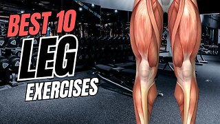 Best 10 LEG Exercises For Gym Beginners To Grow Muscle Mass!