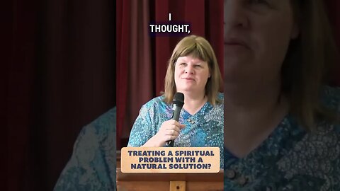 Treating a Spiritual Problem with a Natural Solution? #deliveranceministry #jesus #faith #healing