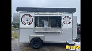 2020 8' x 12' Commercial Kitchen Food Concession Trailer with Fire Suppression System for Sale