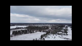 •360• Dji Drone Northern Minnesota Winter Sunset