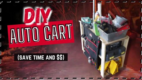 Save time and $$ with this DIY Auto Cart! | Watch this if you work on vehicles.