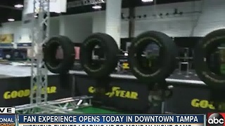 Fan experience opens today in downtown Tampa