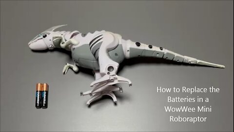 How to Replace the Batteries in a WowWee Mini Roboraptor