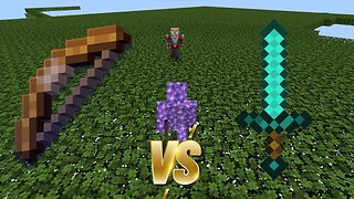 Bow vs Sword... What will win...? (Minecraft Duel)