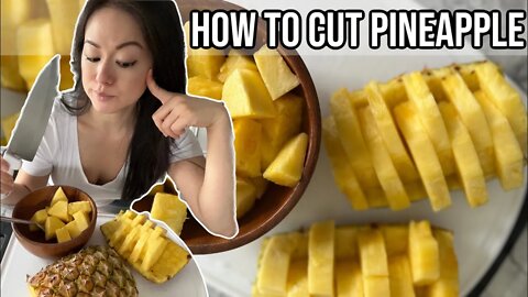 🍍How to Cut and Serve Pineapple 2 Ways - WATCH YOUR FINGERS! | Rack of Lam
