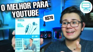 BOYA BY-M1 MICROFONE PARA YOUTUBERS - Resenha e Teste