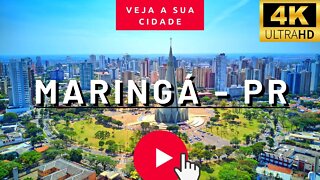 MARINGÁ - PR | Visão Aérea Feita Por Drones cidade 4k