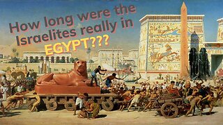 How long were the Israelites really SLAVES in ANCIENT EGYPT?!?! Not 400 Years.....