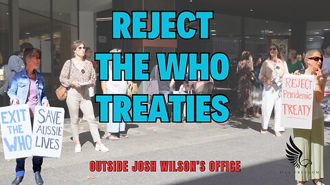 REJECT THE WHO TREATIES