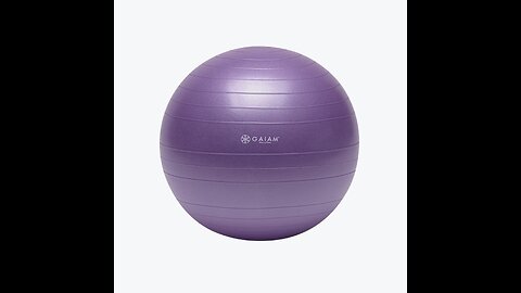 Gaiam Yoga Ball Inflatable Stability Ring Exercise Ball Holder - Turn Your Balance Ball into Of...