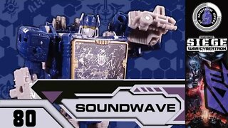 Transformers: Siege SOUNDWAVE [Voyager, 2019] | Kit Reviews #80