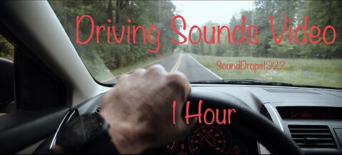 The Most Relaxing 1 Hour Of Driving Sounds Video