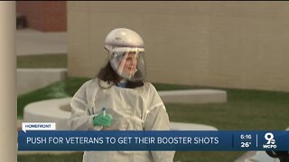 The Department of Veterans Affairs is pushing for veterans to get their booster shots