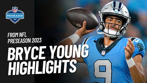 Every Throw and Run from Bryce Young's Preseason! | NFL