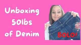 Open a ThredUp Denim Box with Me!