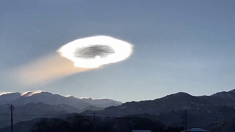 Ufo cloud japan