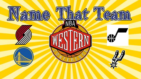 Can You Guess the NBA Western Conference Team Logos in 3 Seconds? | Test Your NBA Logo Knowledge