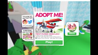 Roblox Adopt me game - Flying vehicles