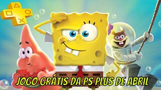 Testando o jogo grátis da PS Plus de Abril Bob Esponja Batalha Pela Fenda do Biquini