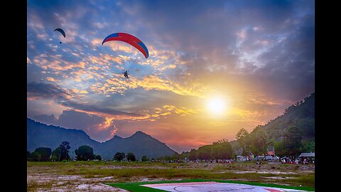 Soaring Through the Mountains: A Parachute Adventureand and then this happ....