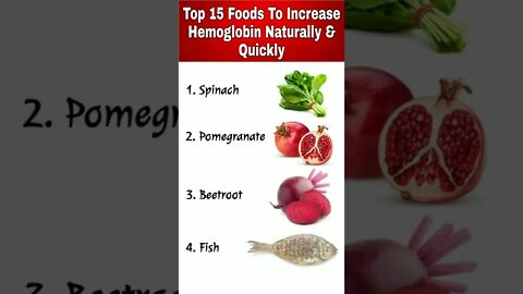 ✅ Top 15 Foods Which Increase Hemoglobin Levels