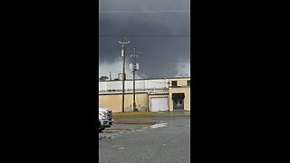 Tornado on the ground in Valdosta Georgia near Perimeter and 84.