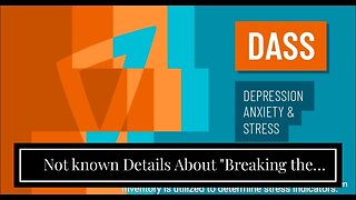 Not known Details About "Breaking the Stigma: Living with Depression and Anxiety"