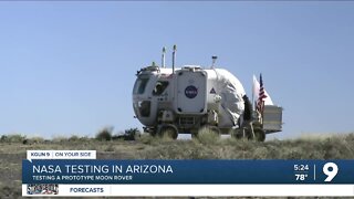 NASA testing prototype moon rover in Arizona