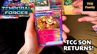 Temporal Forces ETB Opening! TCG Son Returns #pokemon #pokemontcg