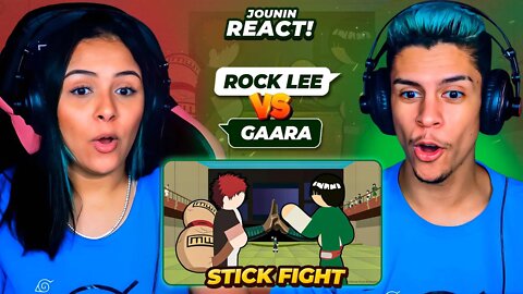 Gaara Vs Rock Lee Stick Fight | [React em Casal] 🔥