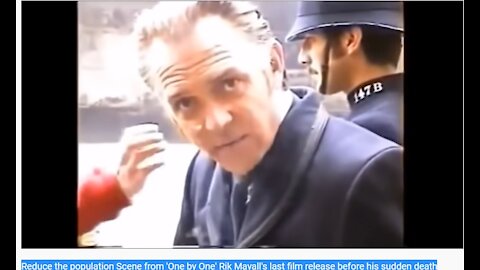 Reduce the population Scene from 'One by One' Rik Mayall's last film release before his sudden death