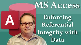 Microsoft Access Enforcing Referential Integrity with Data in the Tables