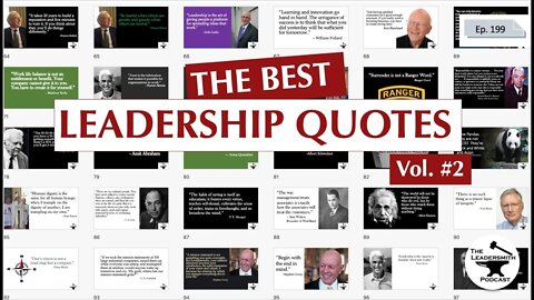 BEST LEADERSHIP QUOTES, VOLUME 2 [EPISODE 192]