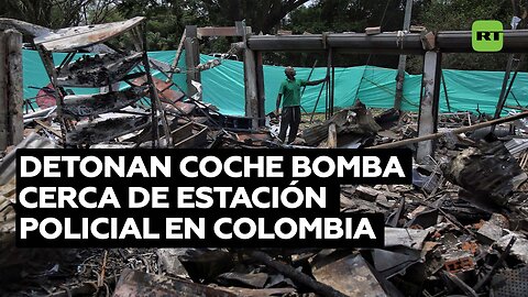 Al menos dos muertos tras ataque con carro bomba a una estación policial en Colombia