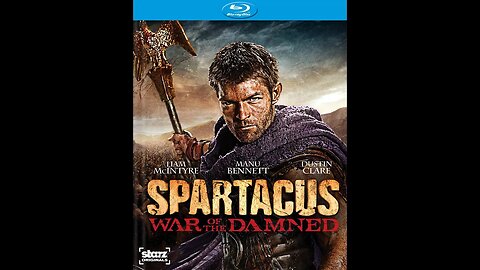 SPARTACUS: WAR OF THE DAMNED BLU-RAY :15 TV "Experience Post-Lite Version"