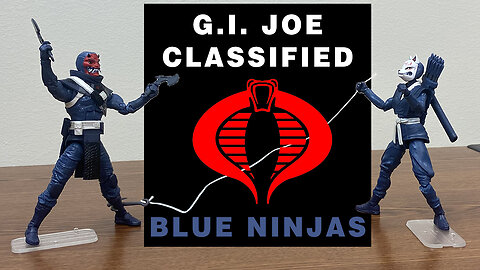 Cobra Blue Ninjas - G.I. Joe Classified - Unboxing and Review